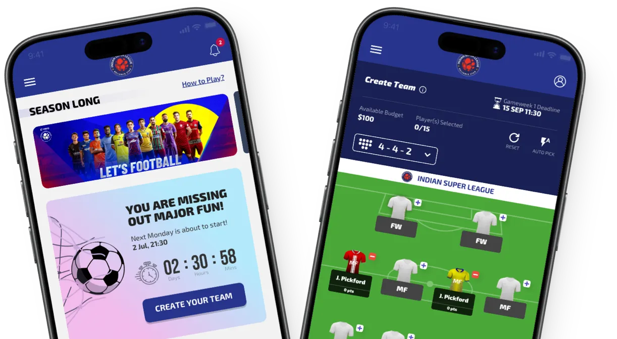 ISL Season-Long Fantasy Platform – Official League Solution