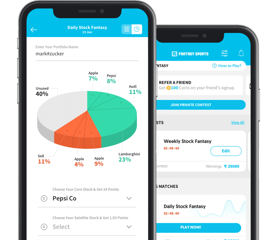 Daily Fantasy Platform for Stocks. Think of it as D11 for Stocks