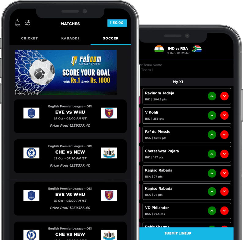 The daily fantasy gaming experience explicitly designed for Indian sports expertsn