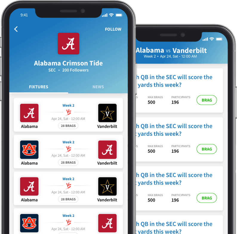 Leading-edge fantasy sports platform dedicated to college sports