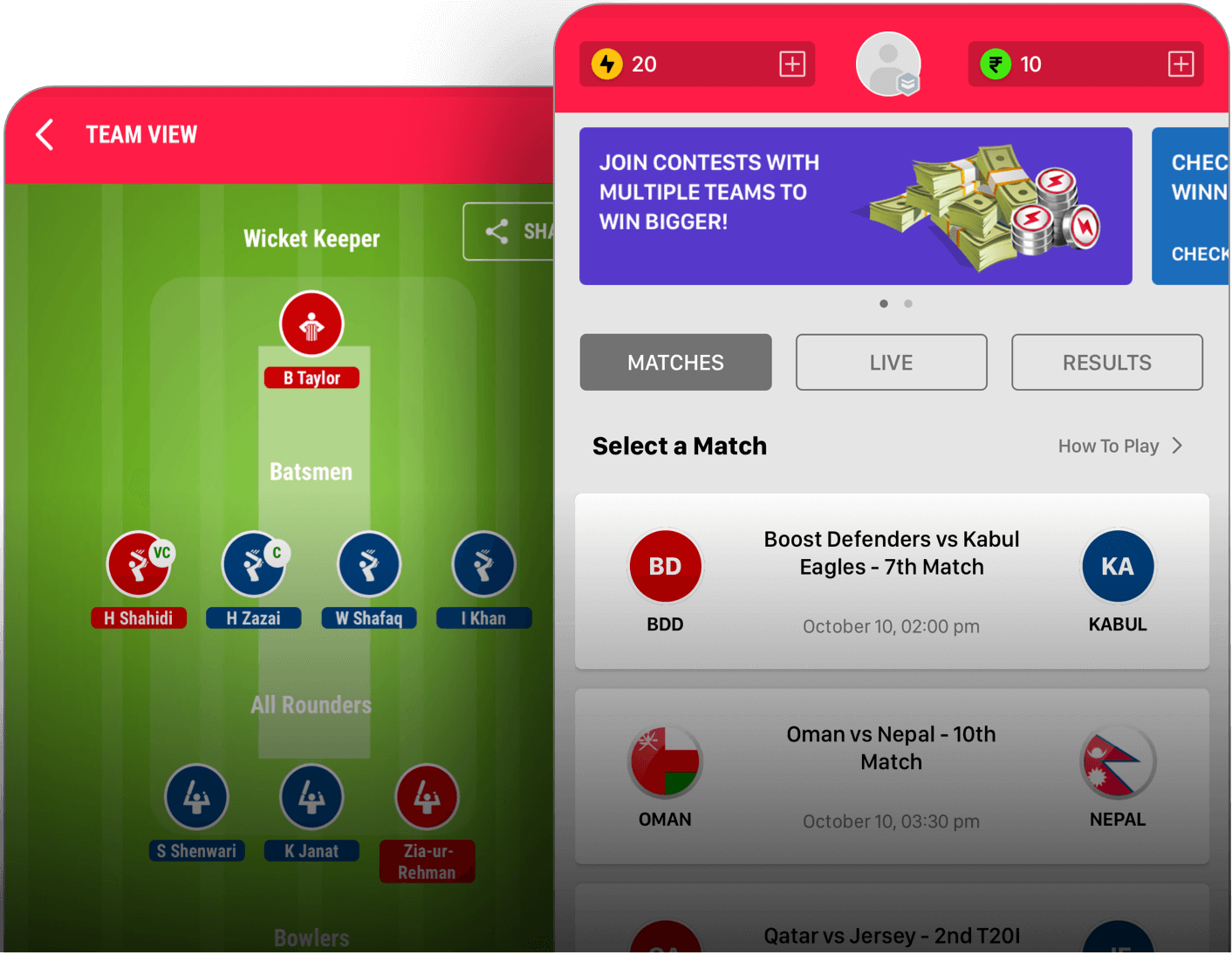 Daily fantasy for India’s biggest gaming platform with user base of 25+ million