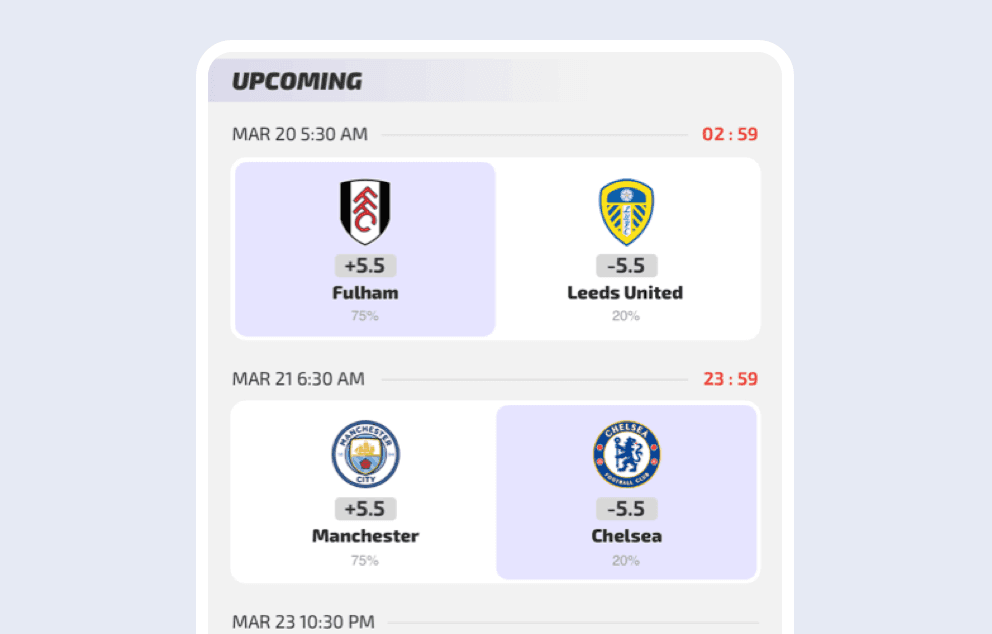 Every match, a new opportunity