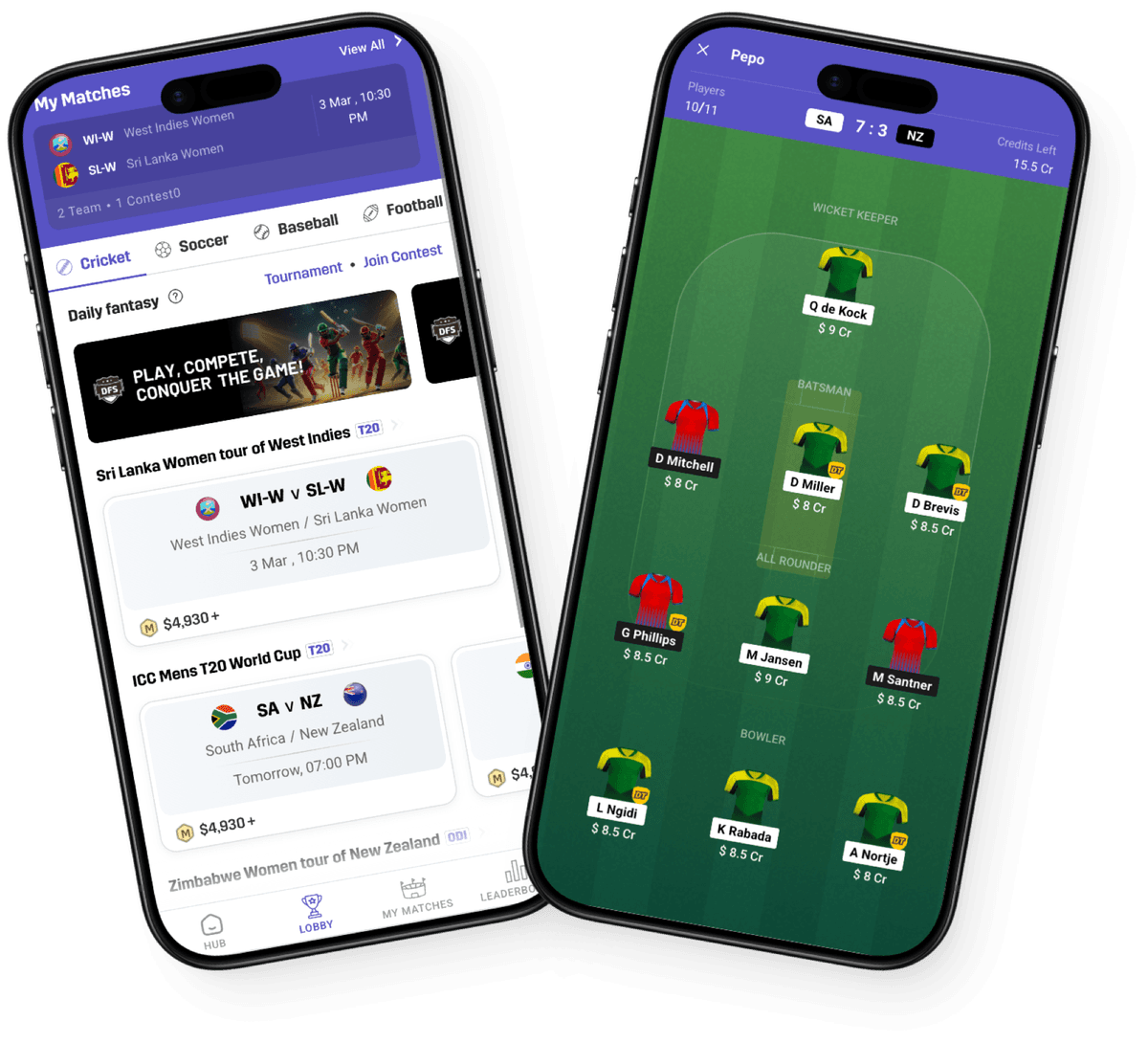 Our White Label Fantasy Sports Software Can Help You Build a Business Like Dream11 & FanDuel