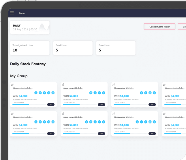 Powerful admin panel