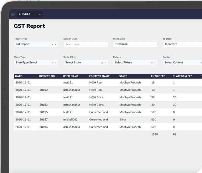 Tax reports and invoicing
